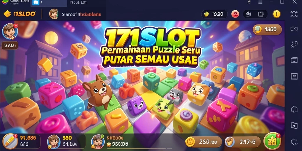 Tampilan gameplay <strong>171SLOT</strong> yang penuh warna dan menarik.