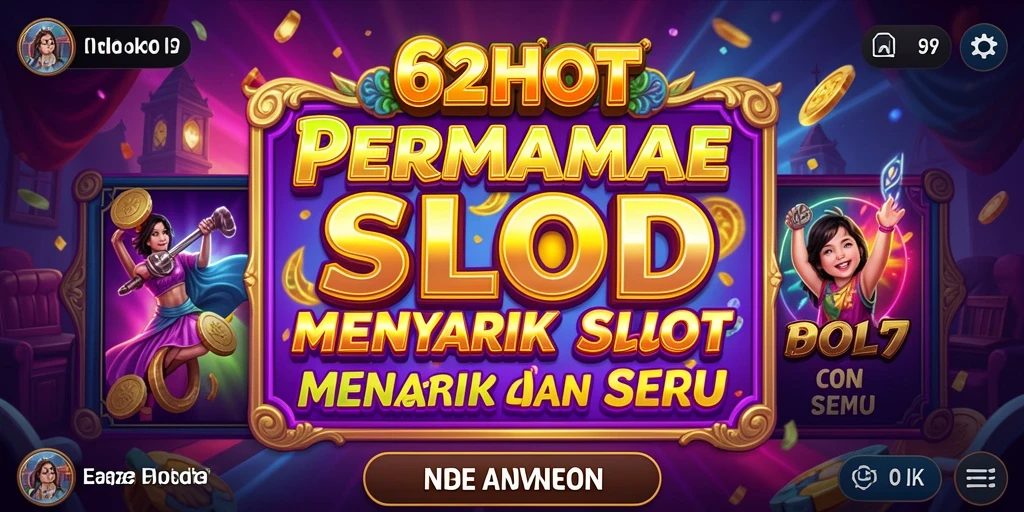 Tampilan menarik dari gameplay Slot 62HOT yang mendebarkan.