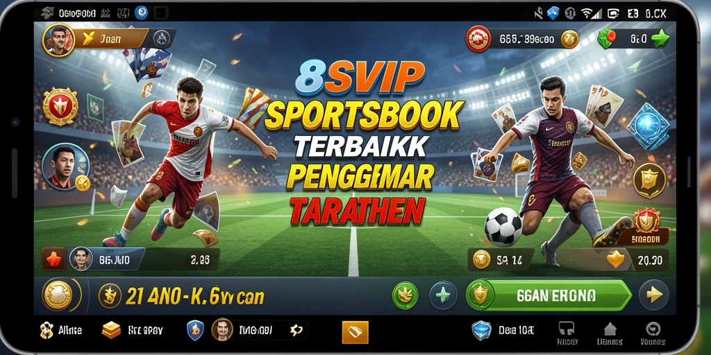 Tampilan menarik dari gameplay Sportsbook di 8SVIP.