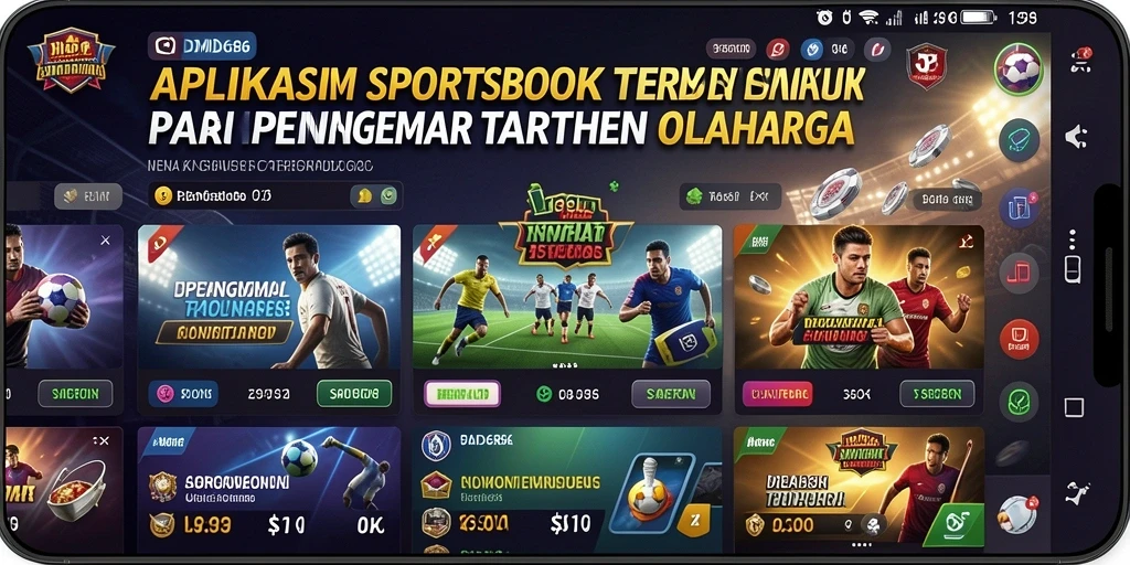 Tampilan gameplay menarik dari aplikasi Sportsbook DMD686.