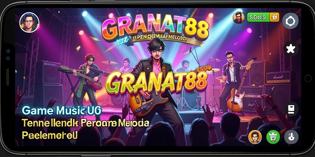 Tampilan gameplay menarik dari GRANAT88 dengan berbagai lagu musik.