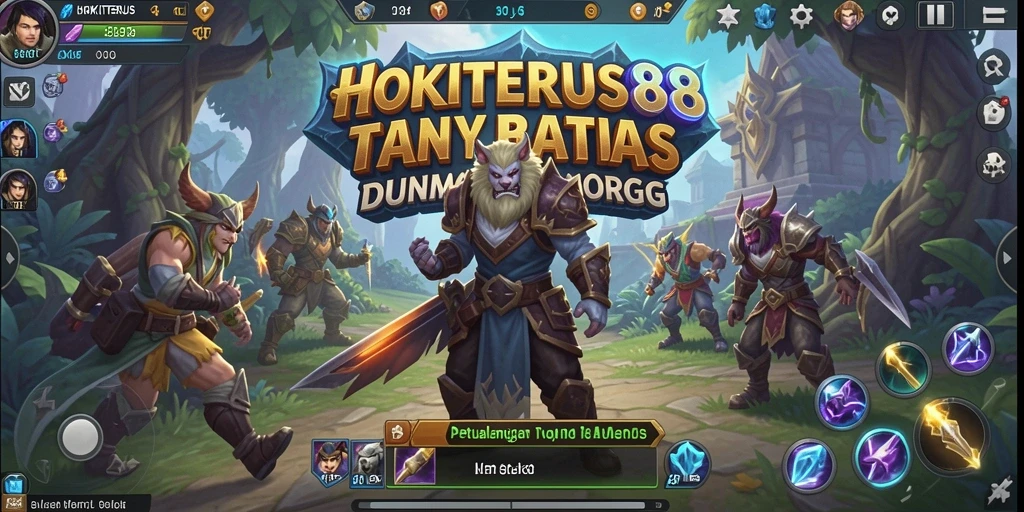 Tampilan gameplay HOKITERUS88 yang memukau dan penuh aksi.