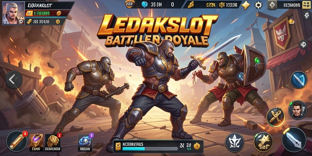 Tampilan menarik dari gameplay intens di <strong>LEDAKSLOT</strong>.