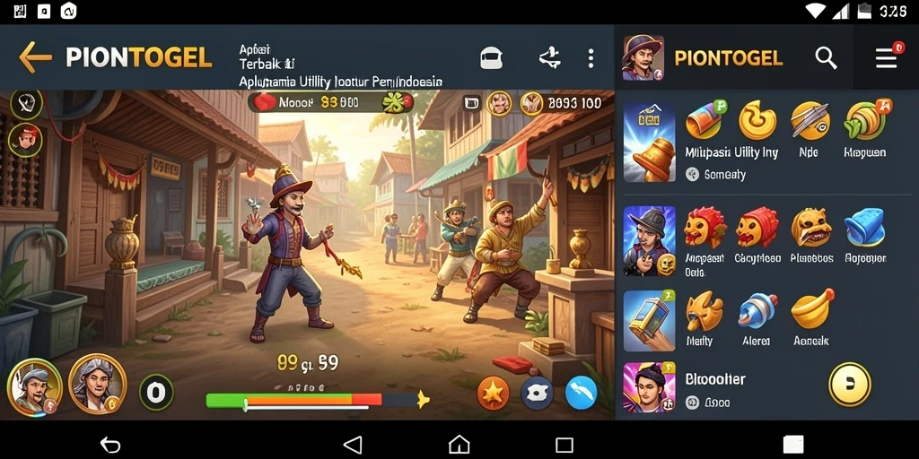 Tampilan antarmuka PIONTOGEL yang modern dan fungsional.