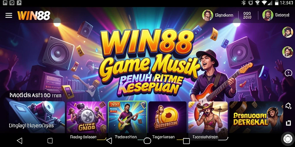 Gameplay WIN88 yang menarik dengan tampilan penuh warna.